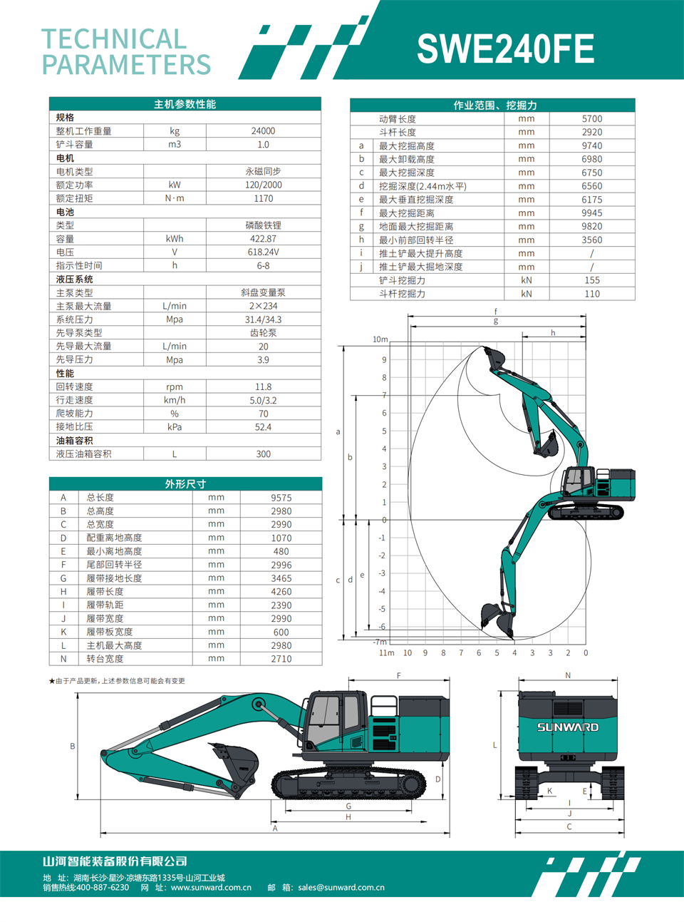 SWE240FE 電動(dòng)挖掘機(jī)